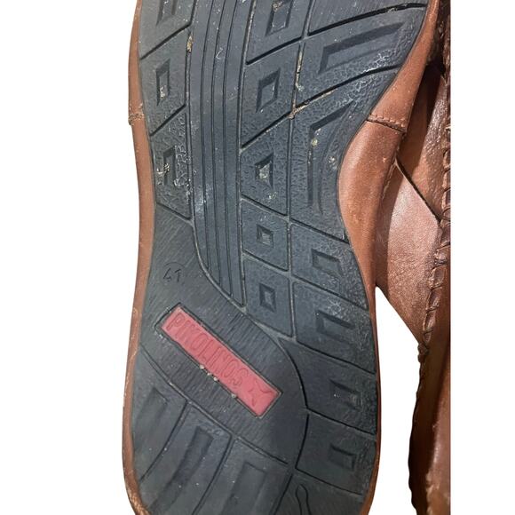 Pikolinos Men’s Brown Leather Slide Sandals Woven Comfort Shoes EU 41 US8 main image 8